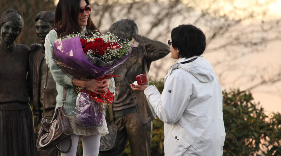 Vancouver Engagement Proposal At Queen Elizabeth Park