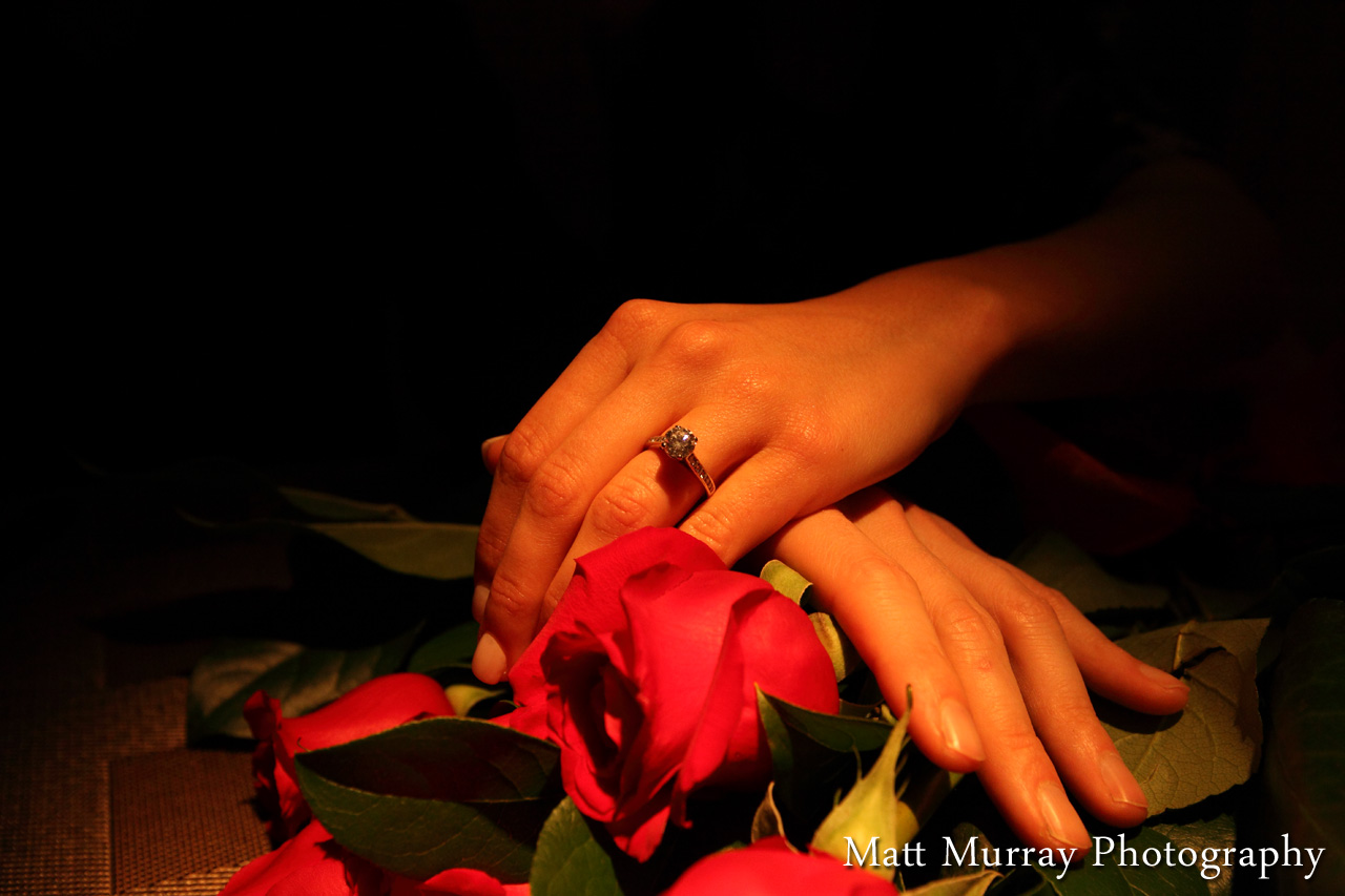 Diamond Engagament Ring Detail Photography