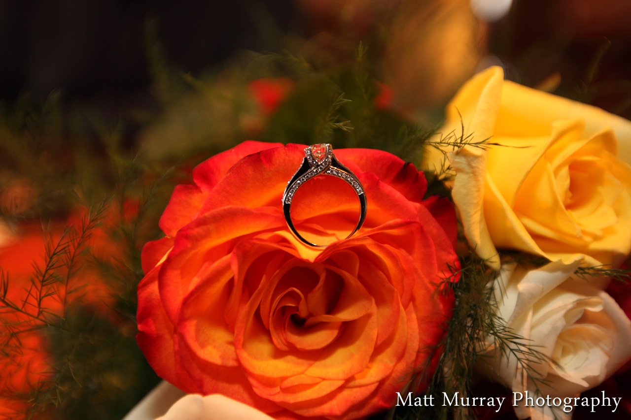 Engagement Solitaire Diamond Ring Detail Photography