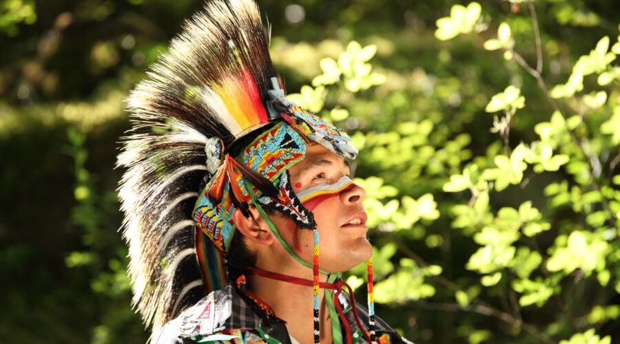 Traditional Native Hoop Dancer Portraits