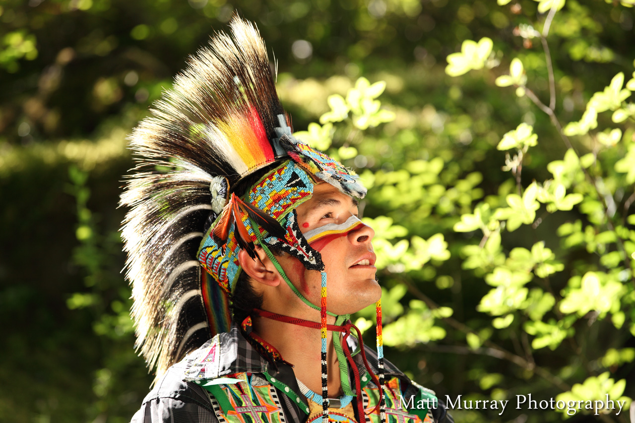 Traditional Native Hoop Dancer Portraits