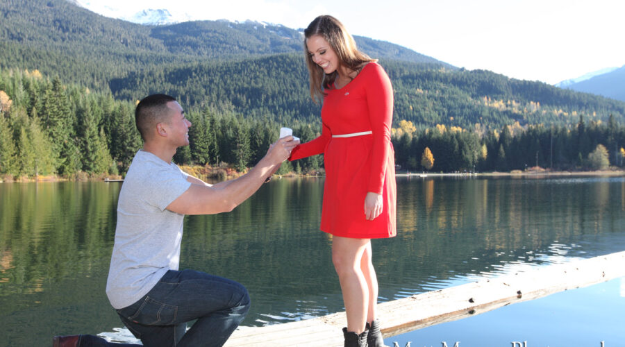 Whistler Lost Lake Engagement Photos