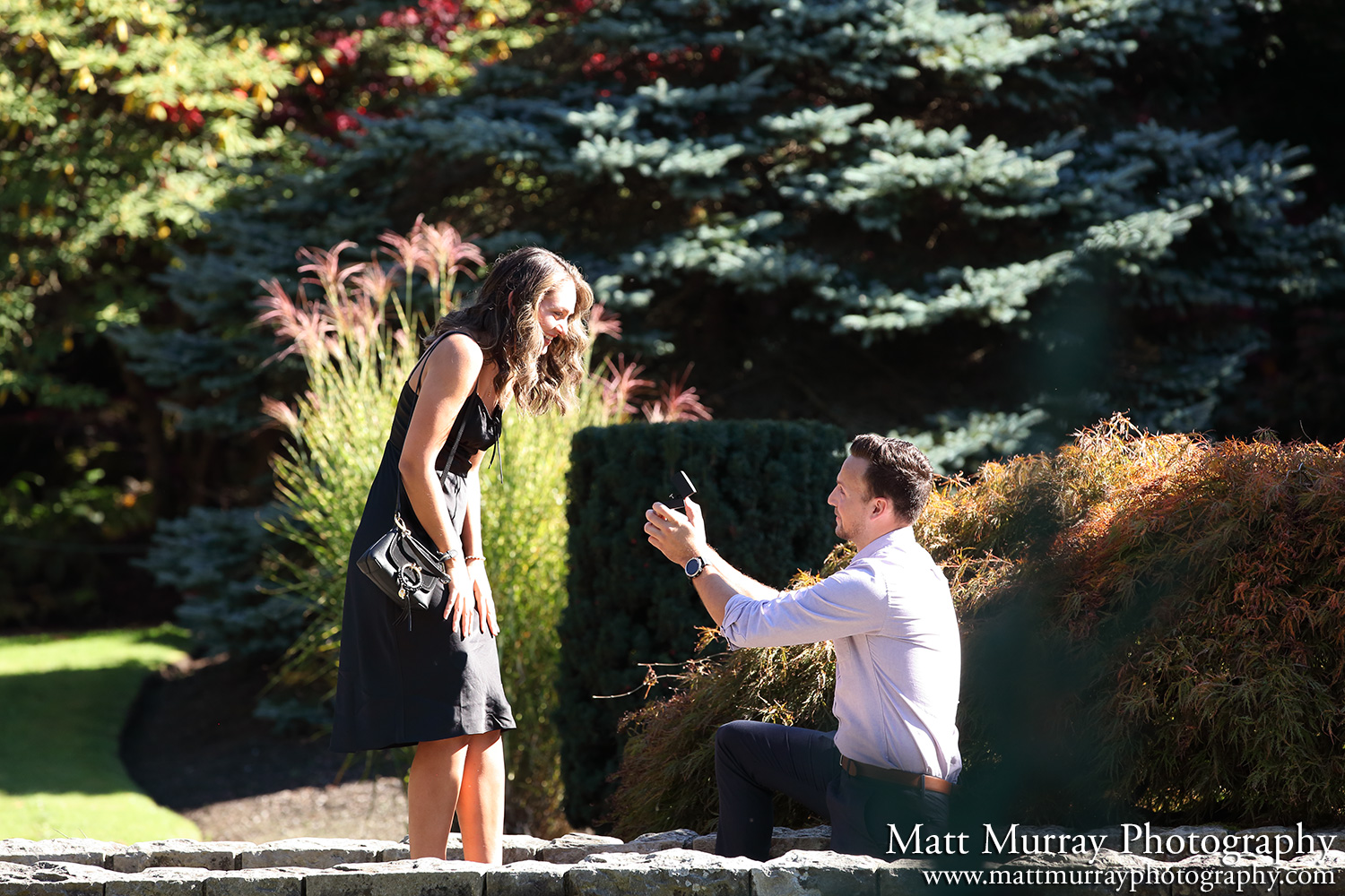 Vancouver Queen Elizabeth Park Fall Season Engagement Proposal