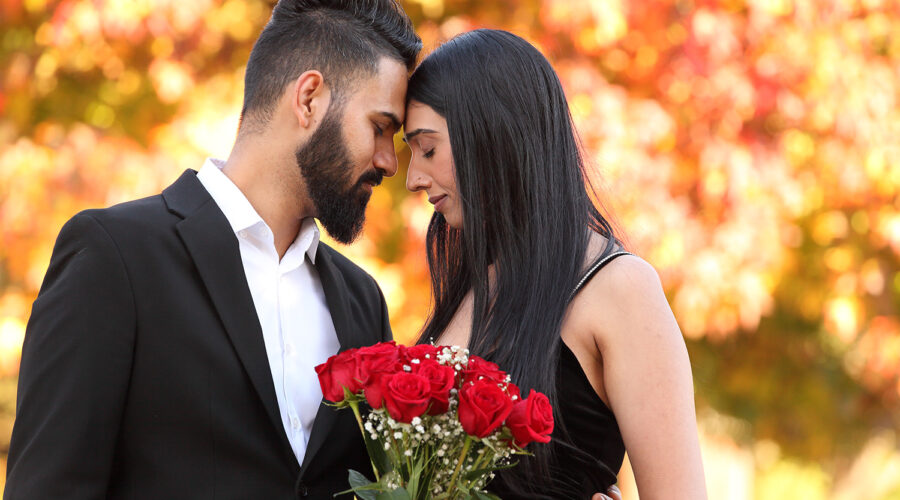 Fall Season Stanley Park Engagement Proposal