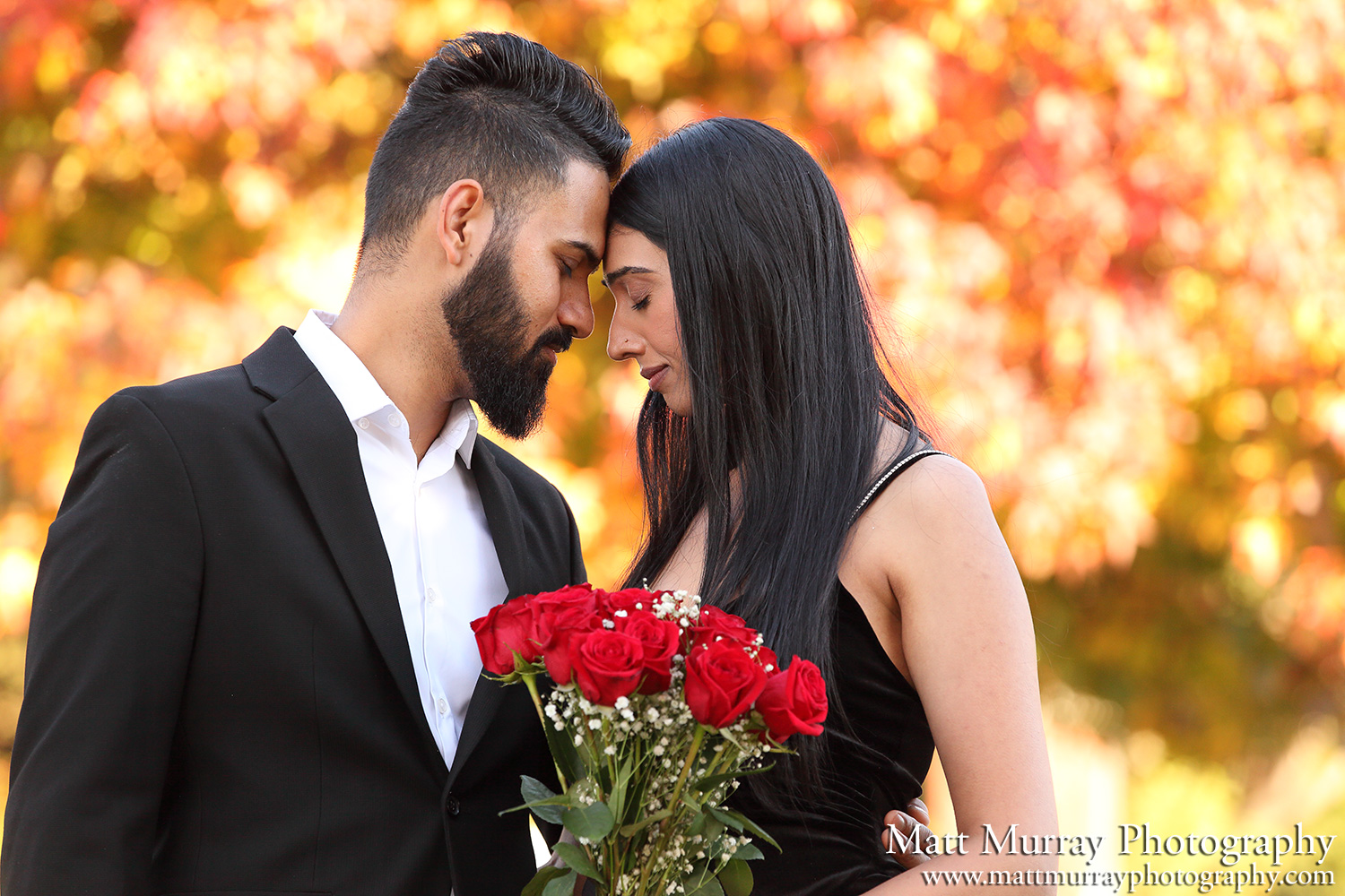 Fall Season Stanley Park Engagement Proposal Vancouver BC