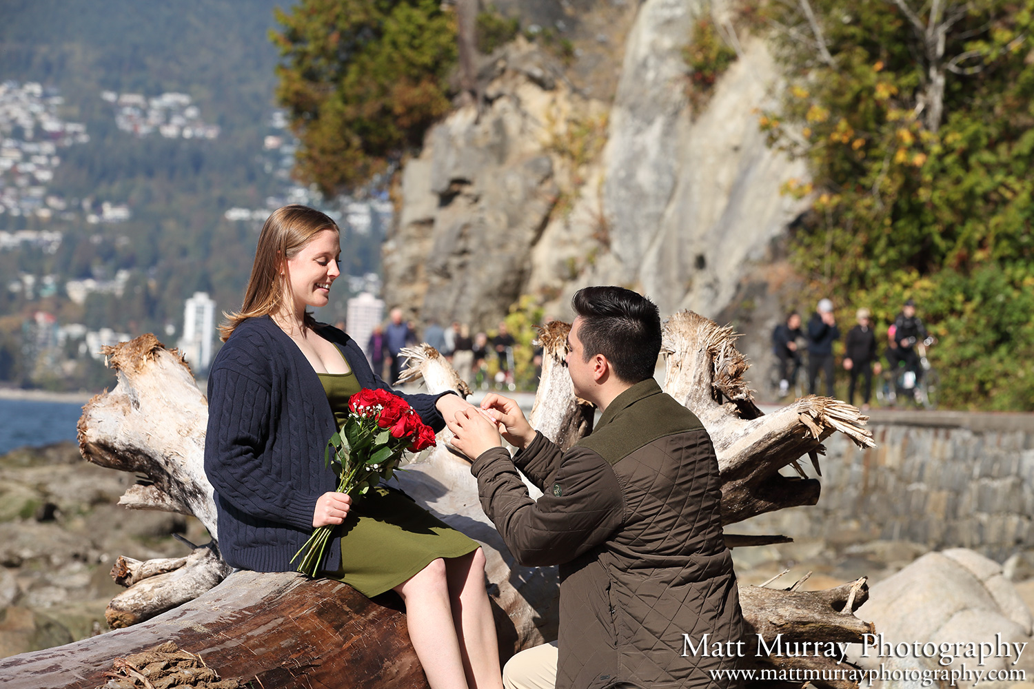 Vancouver Stanley Park Third Beach Engagement Proposal